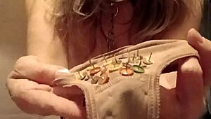 2024 11 26 slave self-session with thumbtacks and belt