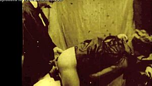 vintage granny still looks good for her age in retro action