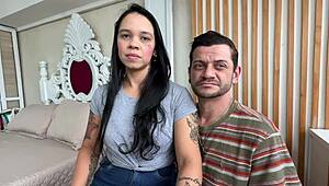 Milf Fitness Fucks Big-Cocked Lover While Cuckold Husband Watches