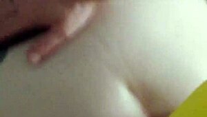 Beautiful Girl Flashes Cock in Garage, Then Sucks It While Jerking Off