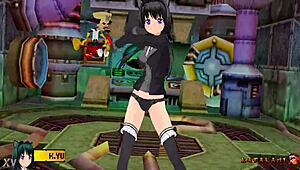 Yukari Katsubari Strips in Bossfight Undressing