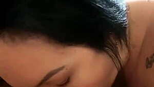 i fucked my wife's tight pussy in lingerie, she moaned so loud in the bedroom