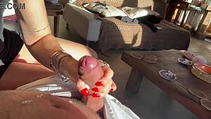 I stroke until I cum in mouth