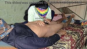 Indian village couple shares steamy homemade sex tape