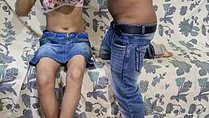 18-year-old Bengali girl seduced and fucked when no one was home