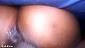 Suggestive-Neutral skinny black beauty enjoys sensual licking until the juicy end