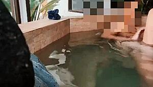 The wife comforts her husband's friend with some steamy sex.