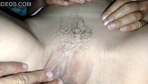 Wet pussy bursts as friend gets fucked to creampie