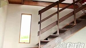 Cute Carla With Sexy Body Fingering Hard Her Pussy Upstair Stockings Orgasm Teen 18+ Fingering Homemade Masturbation Sexy Colombian Cute Tits