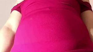 Colombian Latina Madrastra Masturbates With Giant Cameltoe