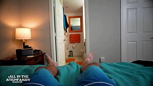 Stepmom's bikini turns vacation into POV cum session