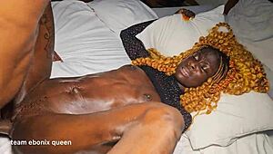 Skinny slut penetrates hard from behind 😏