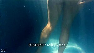 latina hot mia y katha, what are they doing?