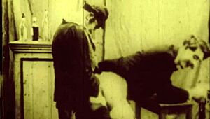 vintage granny still looks good for her age in retro action