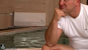 Samantha rebeka in awesome double penetration.