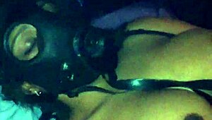 Ebony couple explores hidden fantasy with dildo drilling pussy in amateur scene