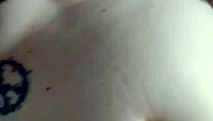 Beautiful Girl Flashes Cock in Garage, Then Sucks It While Jerking Off