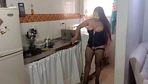 Met Her at Bar, Now My Sexy Paid Maid