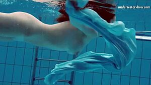 wow, piyavka chehova’s juicy tits bouncing underwater