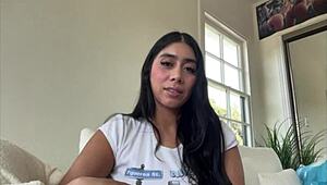 Violet Myers dives deeper in steamy backstage interracial action