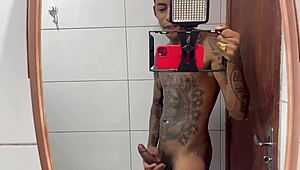 After beach fun, raw shower sex with Lunna Geek. Was it too hot inside?