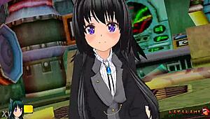 Yukari Katsubari Strips in Bossfight Undressing