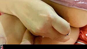 2300ss 02 - french amateur in leather gets doggy style pov with spanking and blowjob!