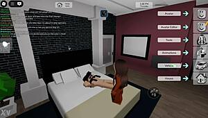 she didnt want me to take her virginity so she gave me head on brookhaven rp, that shemale brunette was so hot