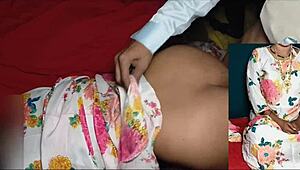 on valentine's day, i surprise my sexy ex-girlfriend with new clothes for hard sex