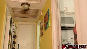 dom kitty quinn bound and torments burglar johnny mercy!