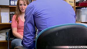 hot teen cleo clementine steals and gets rough doggystyle sex