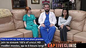 lesbian clinics of america - ditria rose masturbates backstage