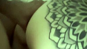 finger his ass in intimate amateur sex with cum