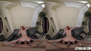 I’m Blown Away as Cherry Candle and Jerry Kovak Pound Me in VR!