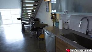 Stepsister Gives Stepbro Nice Wet Blowjob