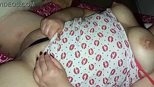 Cheating Wife Gets Groped In See-Through Outfit Alone