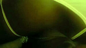 Black ebony girl sucking monster cock before going to bed