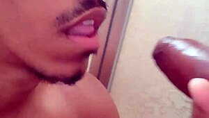 Seusubpink Drinks Piss from a Big Black Cock