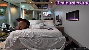 Medusa gets bent over and fucked by black wolf's big cock