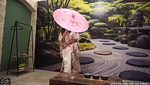 Hot night with stunning Japanese geisha Elivalove