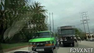 beautiful aubrey sky in rough pov sex competition with petite teen body