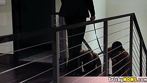 Fetish training with two milfs on rough fucking.