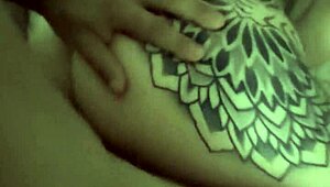 finger his ass in intimate amateur sex with cum