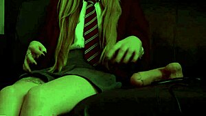 Teen Student Tells You How to Stroke Your Shaft