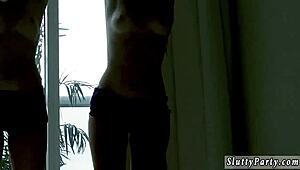 Teen Sierra Handles Step Dad on Couch Hardcore