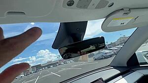 Handjob massage with cheetah adora on monster cock slut