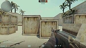 Counter player with 1500hs gets blowjob from novice with 250hs