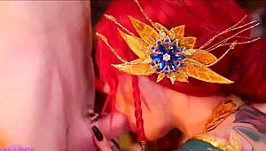 triss merigold cosplays with a throbbing real cock