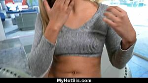 Stepsister hints at crush on stepbro, things get wild!