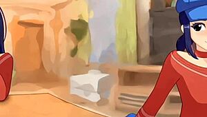 Cappie talks about what she did with her player in this xxx animation miside, like missionary and creampie